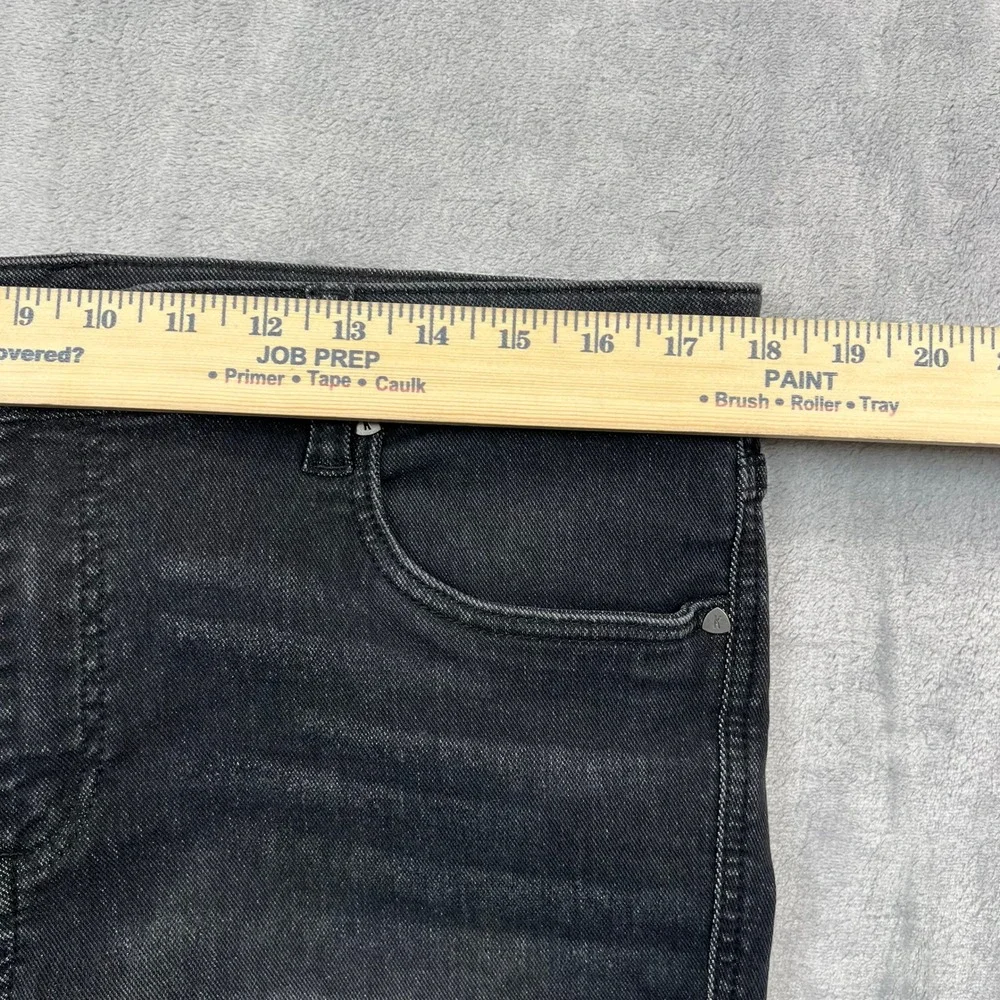 Kut from the Kloth Jeans Womens 16 Black High Rise Ankle Slim Straight SP327MA7